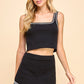 Tara Black Tank Top