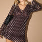 Bella Brown Polka Dot Dress