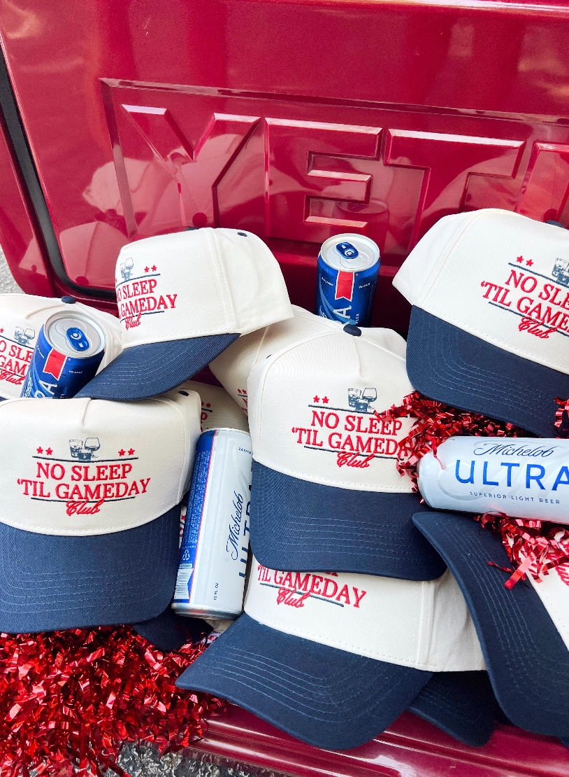 No Sleep Til' Gameday Vintage Trucker Hat