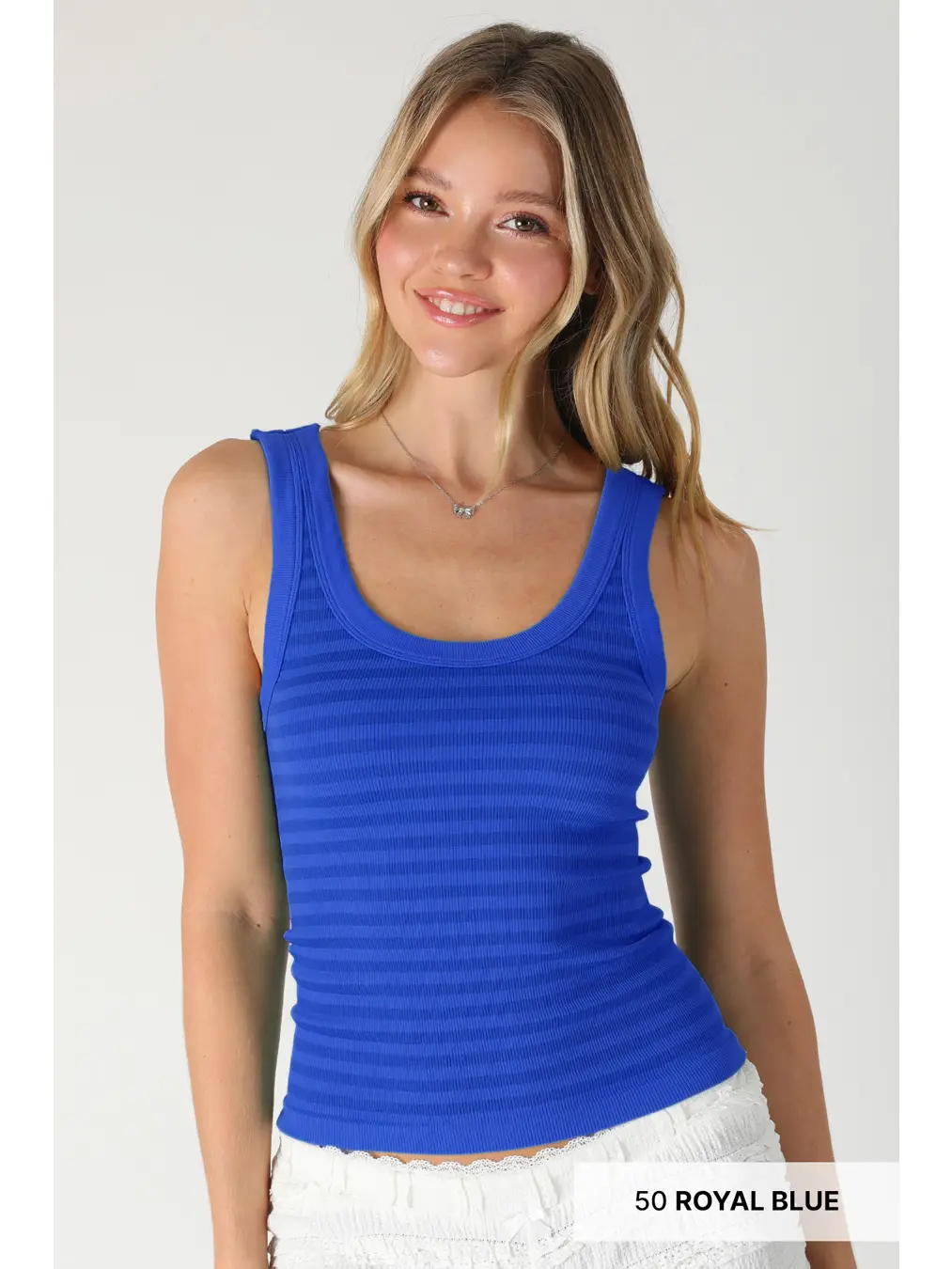 Reversible Striped Tank Top MULTIPLE COLORS