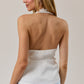 Sammie White Halter Top
