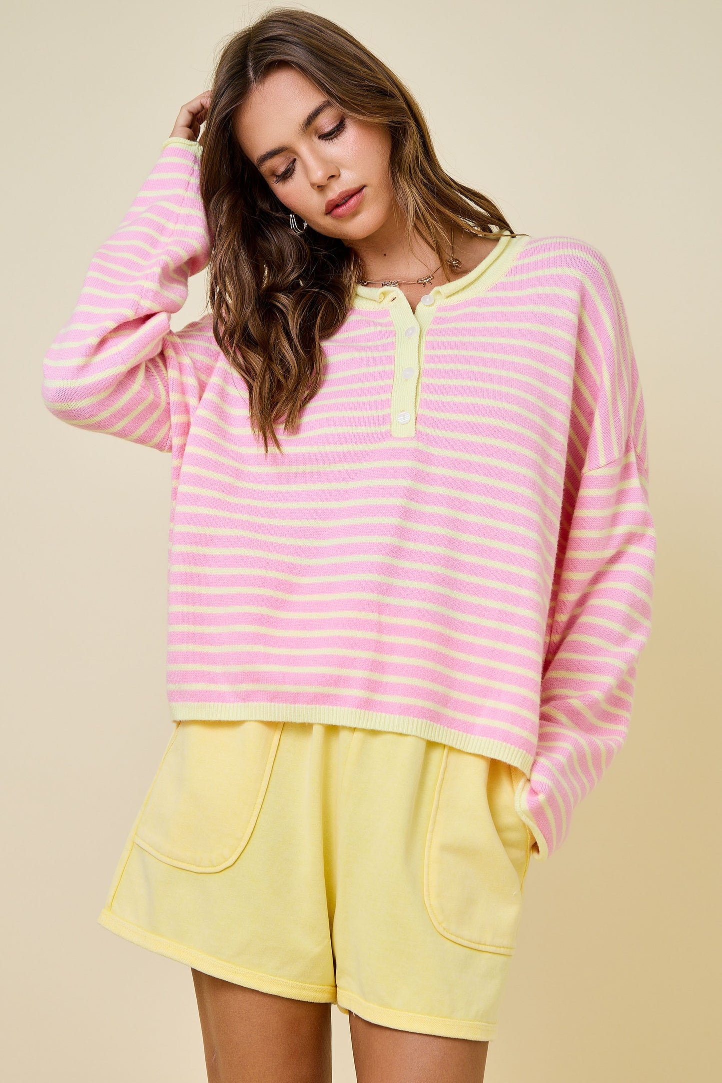 Donna Pink Lemonade Top