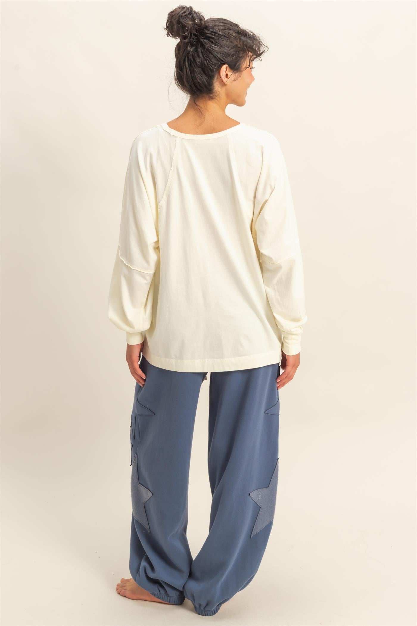 Hailey Long Sleeve Cream