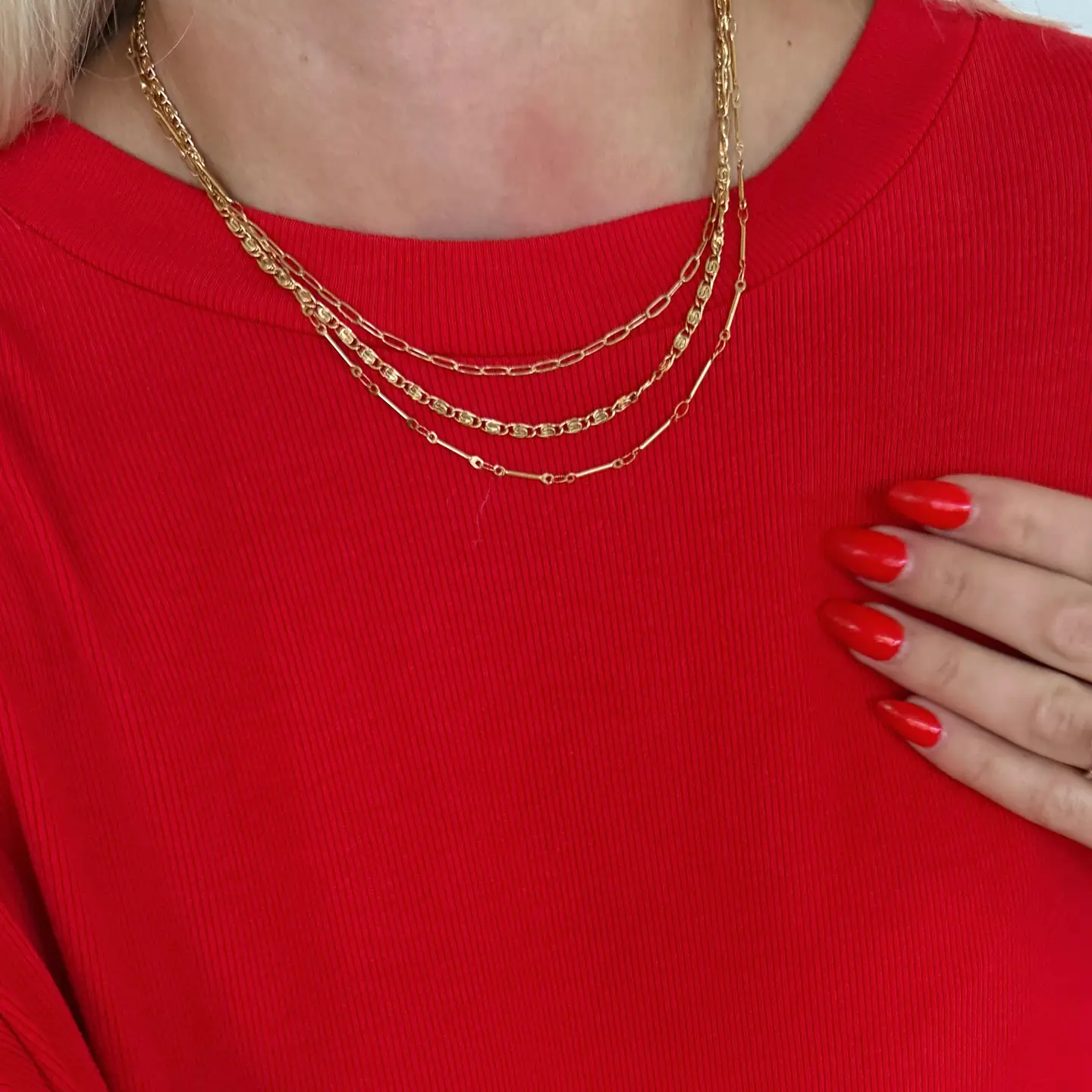 Triple Layered Necklace
