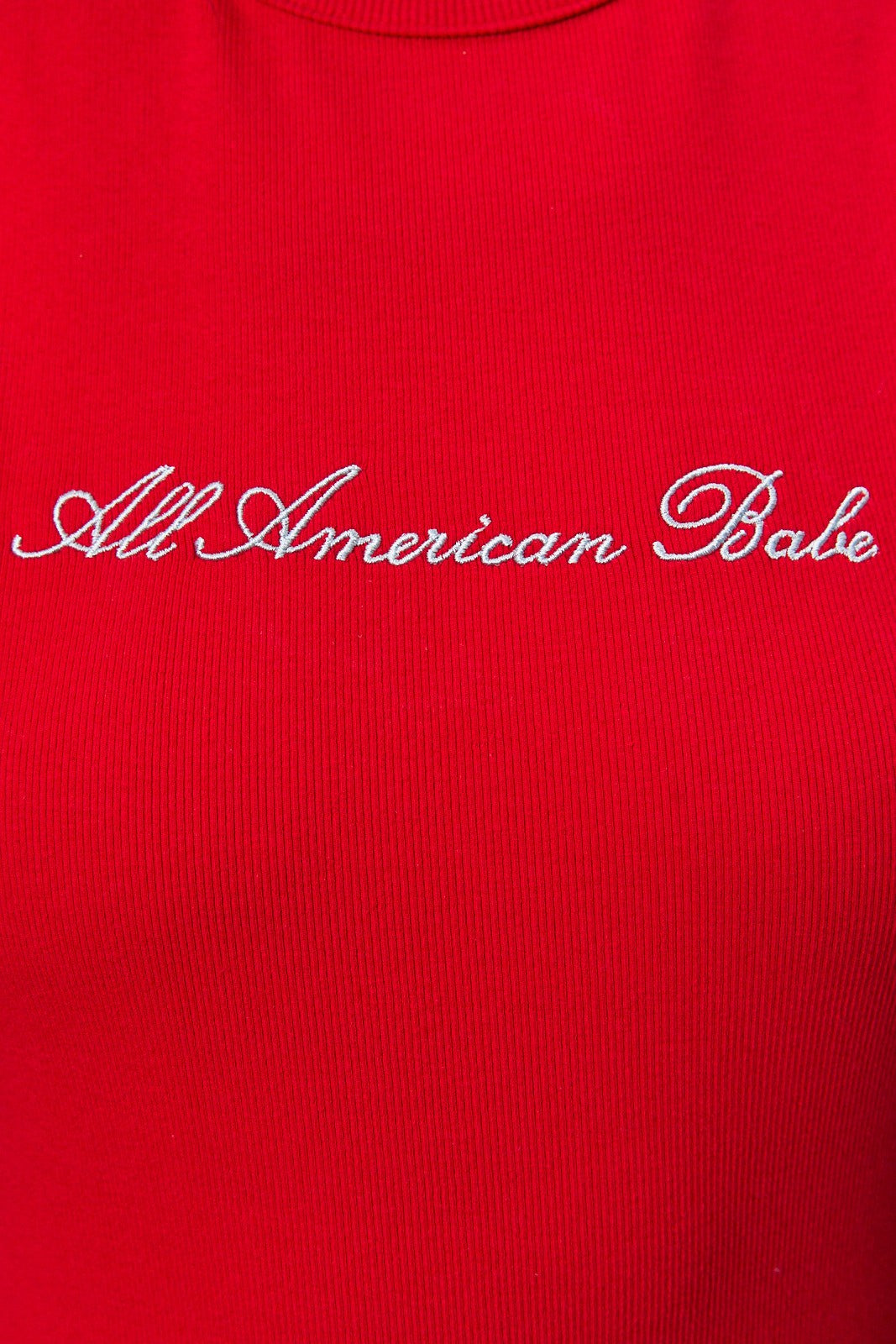 All American Babe Tank Red