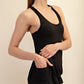 Tennis Romper Dress Black