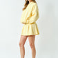 Icon Sport Cotton Hoodie Set Yellow