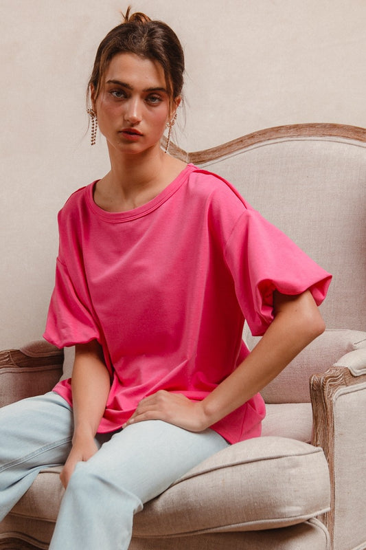 Bella hot pink top