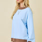 Dani Blue Color Block Top