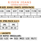Risen high rise crop wide leg jeans
