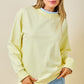 Dana Yellow Mockneck
