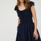 Bella Navy Midi Dress