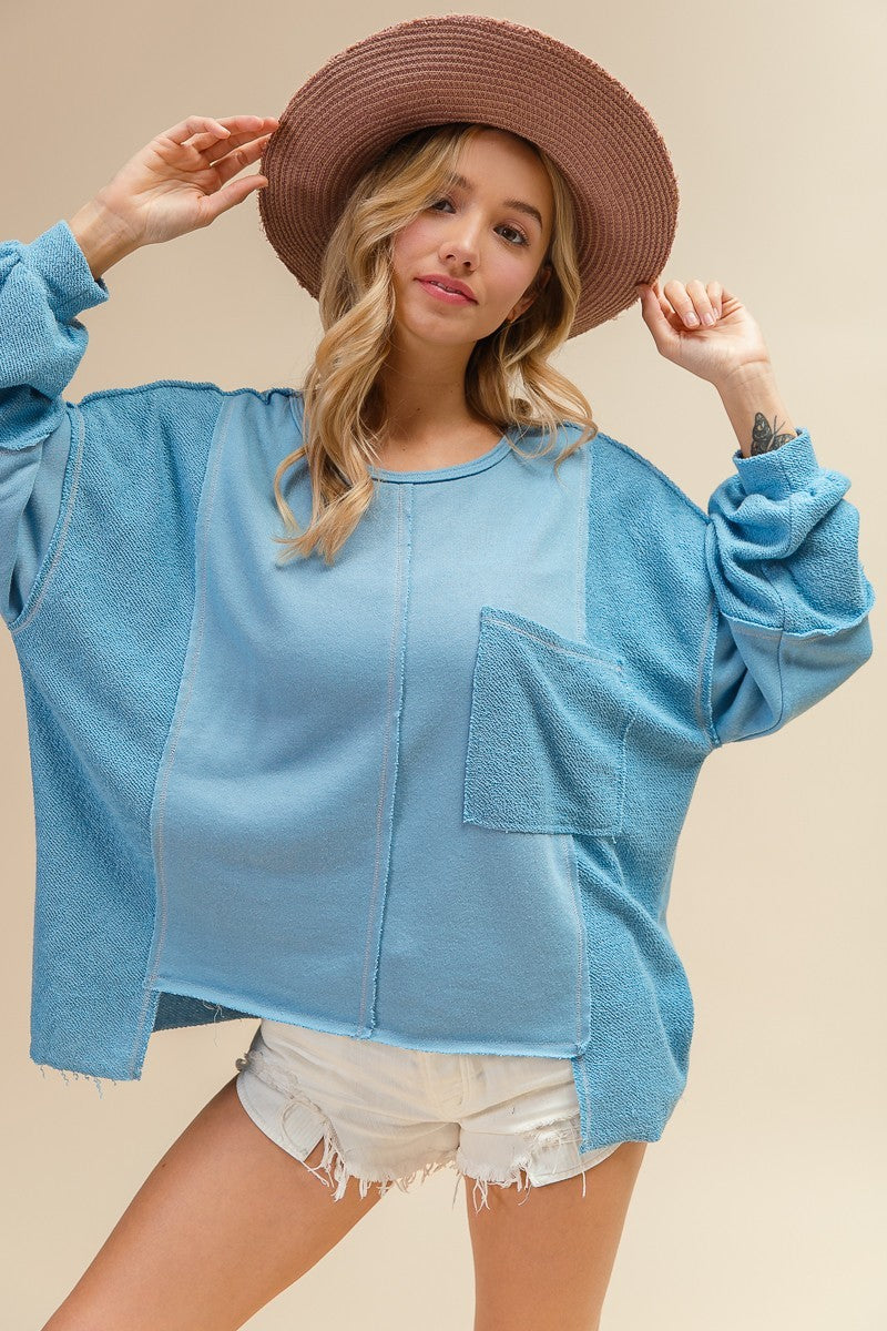 Brooke Blue Denim Top
