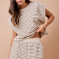 Demi Tan and Brown Set Top