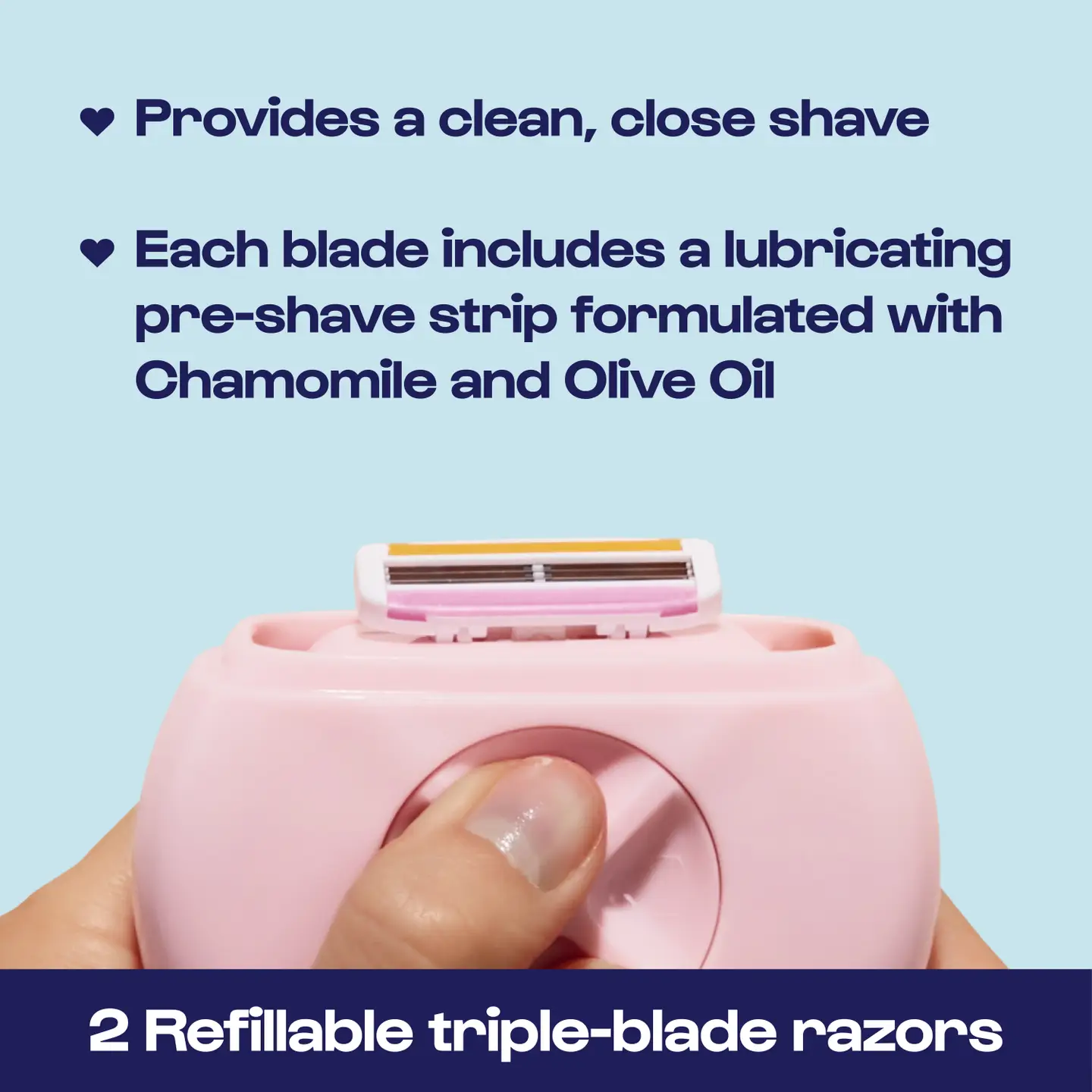 All-in-One Razor - Pink Portable On-The-Go Razor