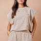 Demi Tan and Brown Set Top
