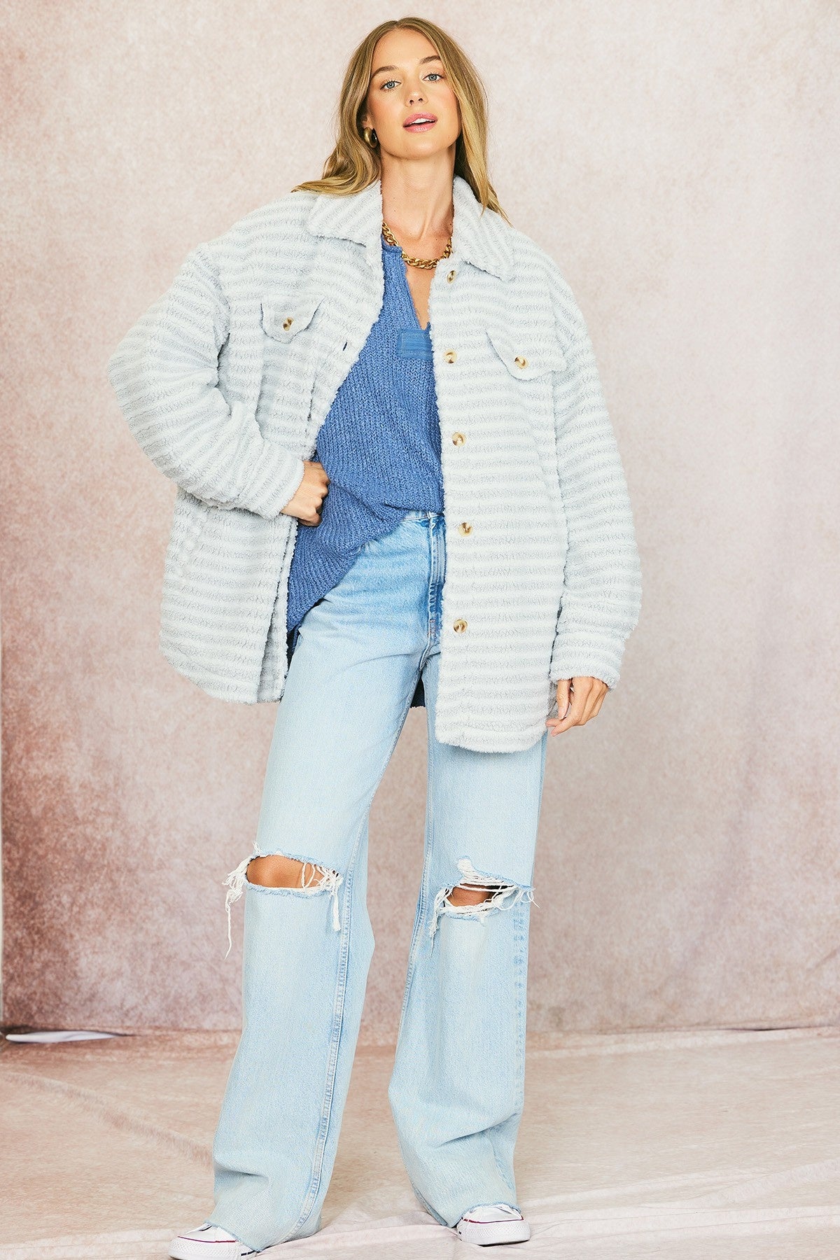 Iris blue jacket