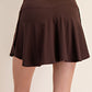 Butter V Shaped Skort Espresso