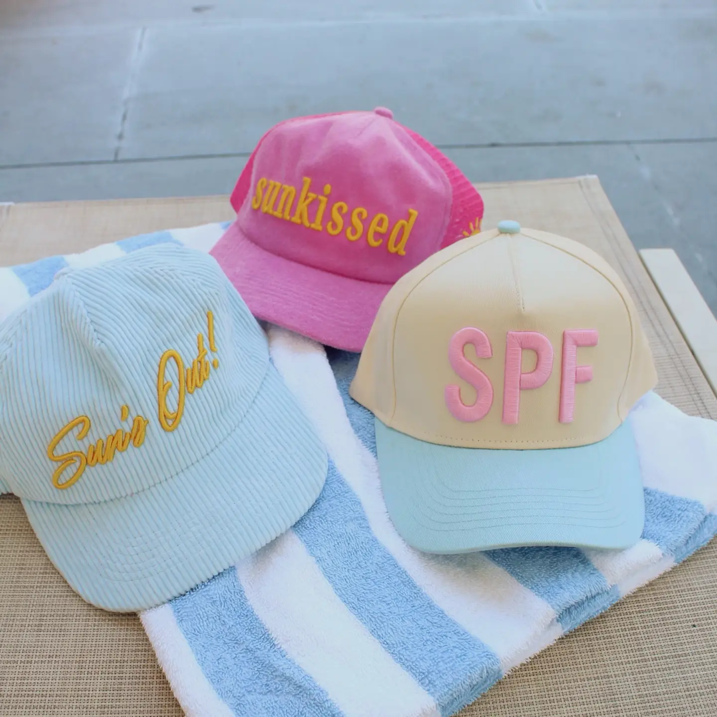 Sunkissed Corduroy Trucker Hat