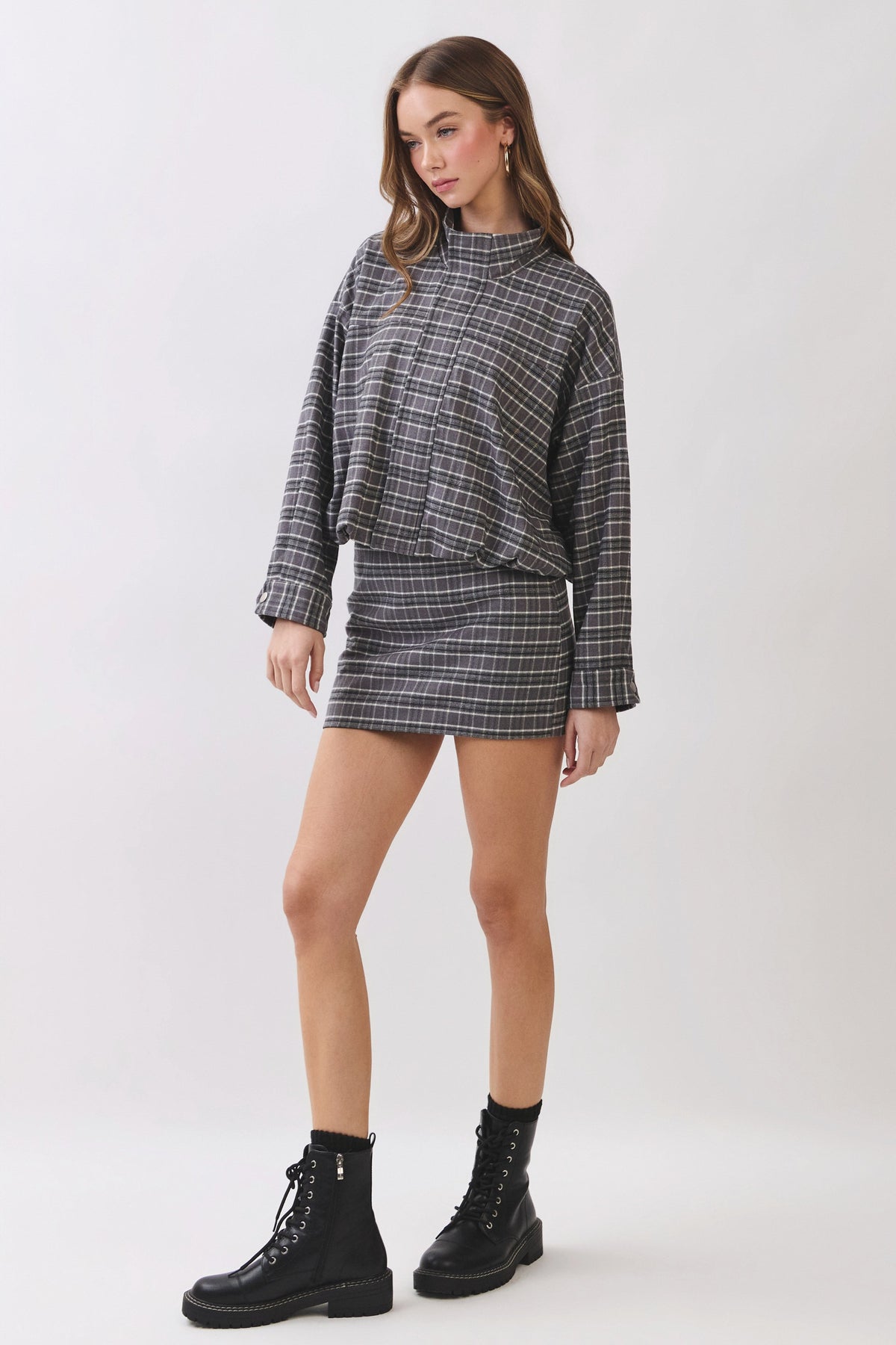 Tila Grey Set Skirt