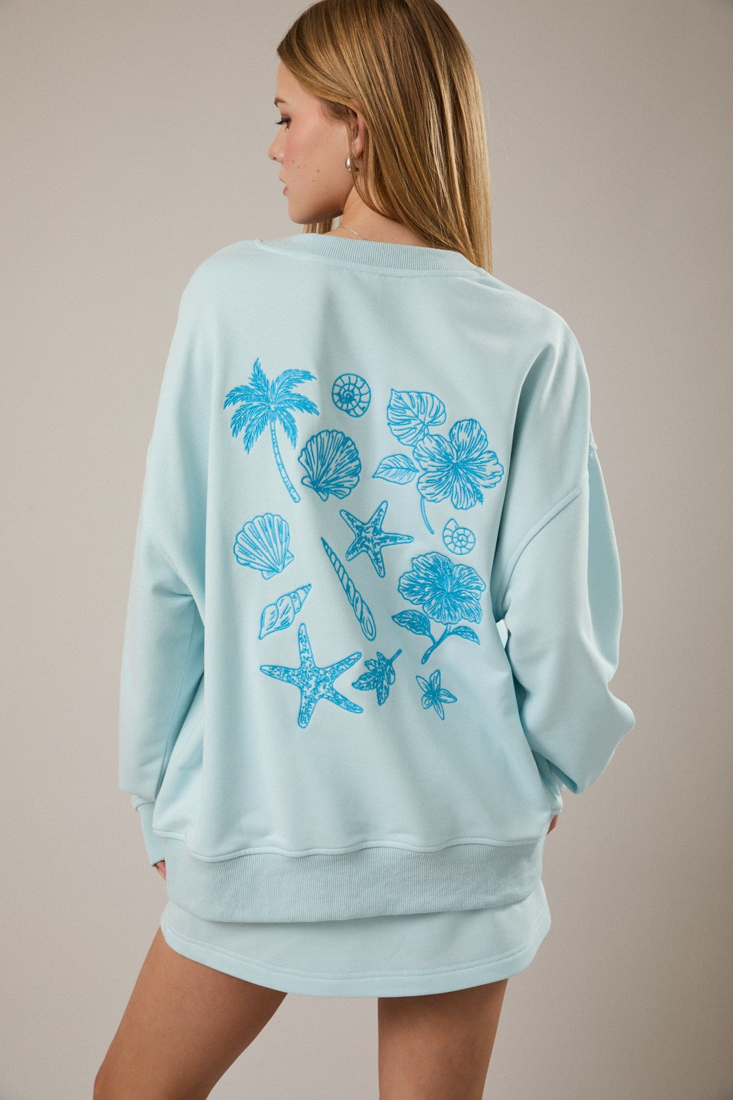 Lydia Blue Coastal Top