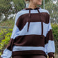 Striped Oversized Hoodie Sweater