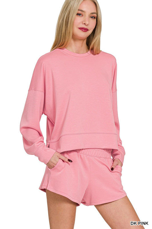 Zoey dk pink set