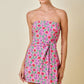 Darla Pink Floral Scarf Dress
