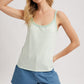 Willa Striped Tank Top Sage
