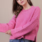 Jen Pink Knit Top