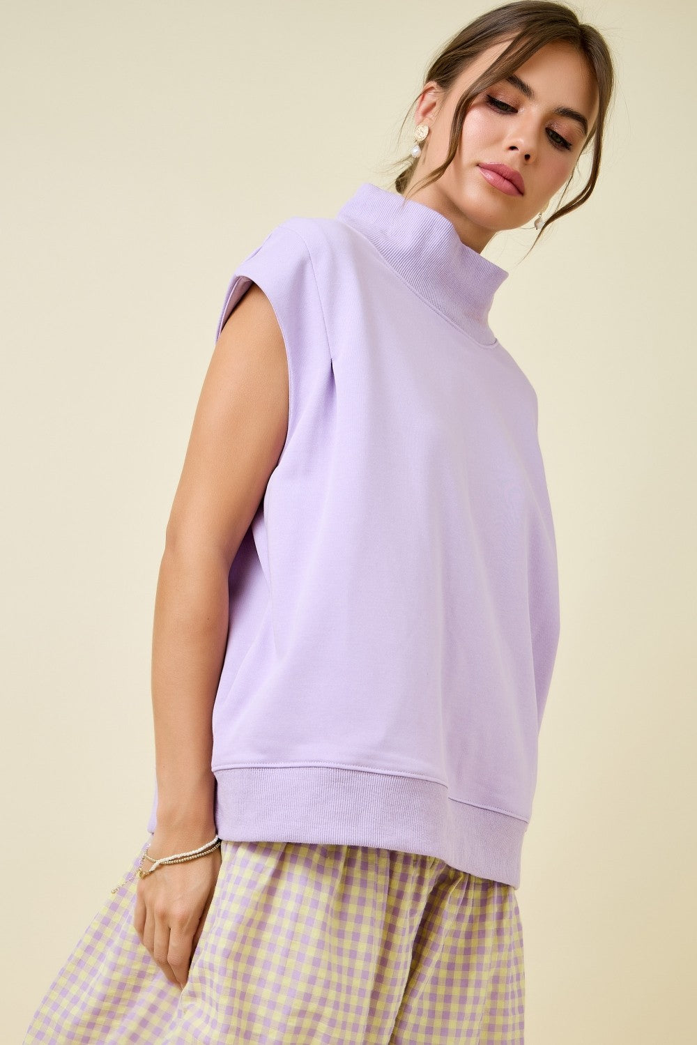 Deb Lavender Set Mockneck