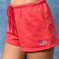 Loretta USA Red Shorts