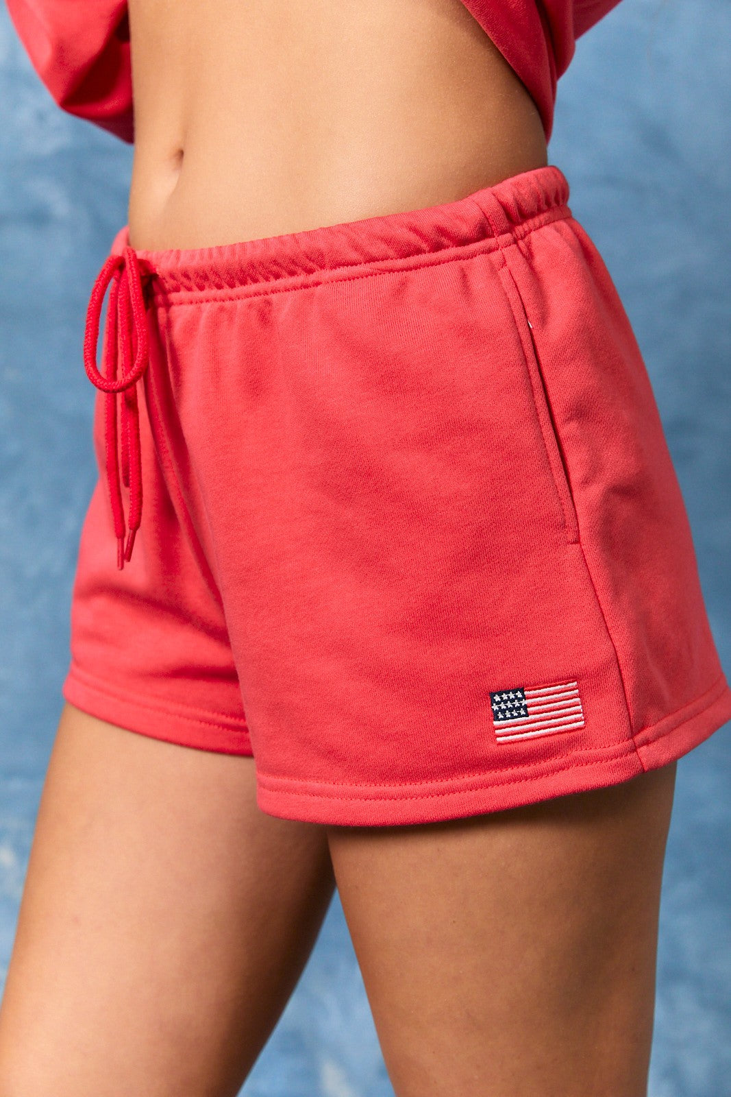 Loretta USA Red Shorts