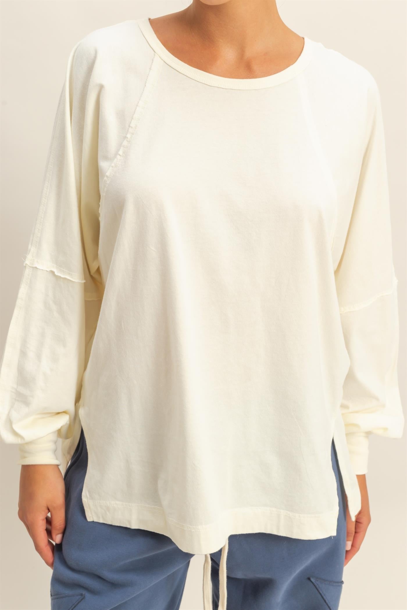 Hailey Long Sleeve Cream