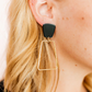 Kaelyn black and gold earrings