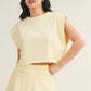 Kaia Yellow Open Back Top