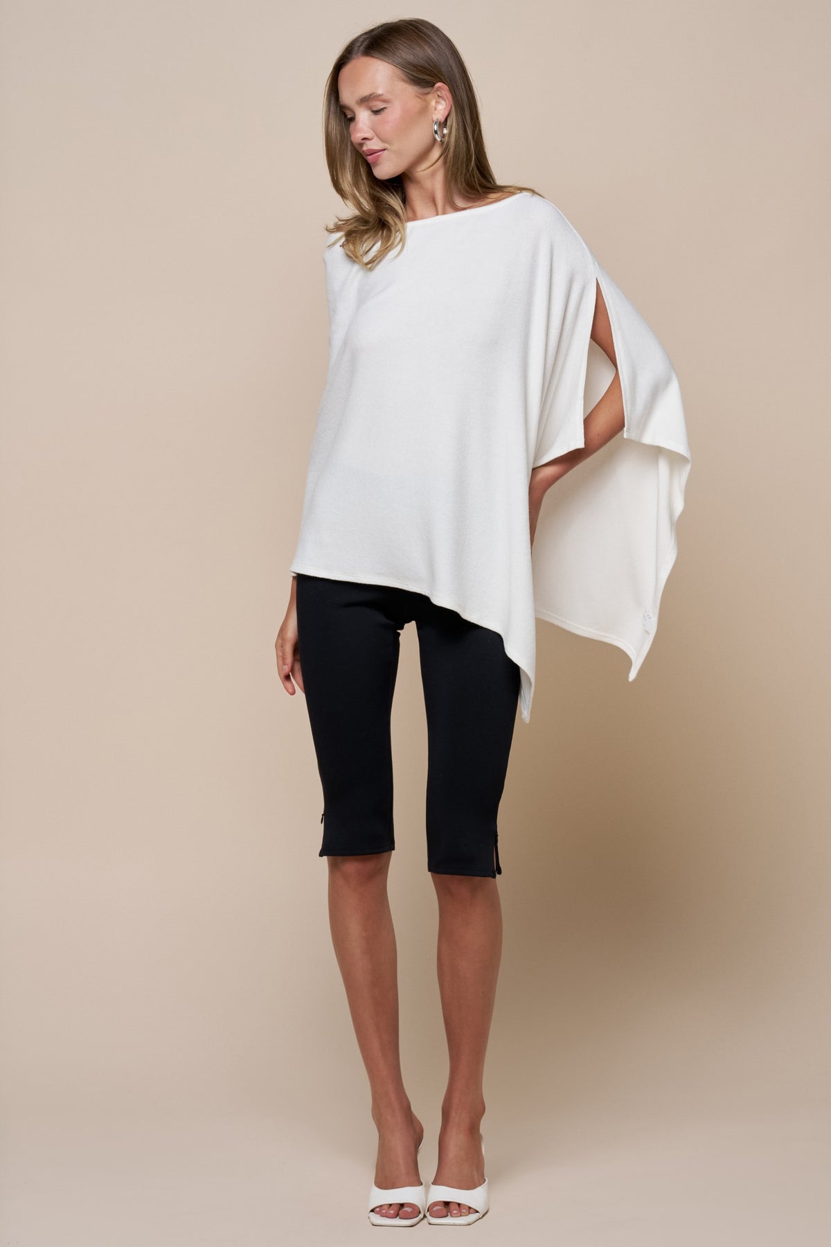 Bailey Off White Poncho