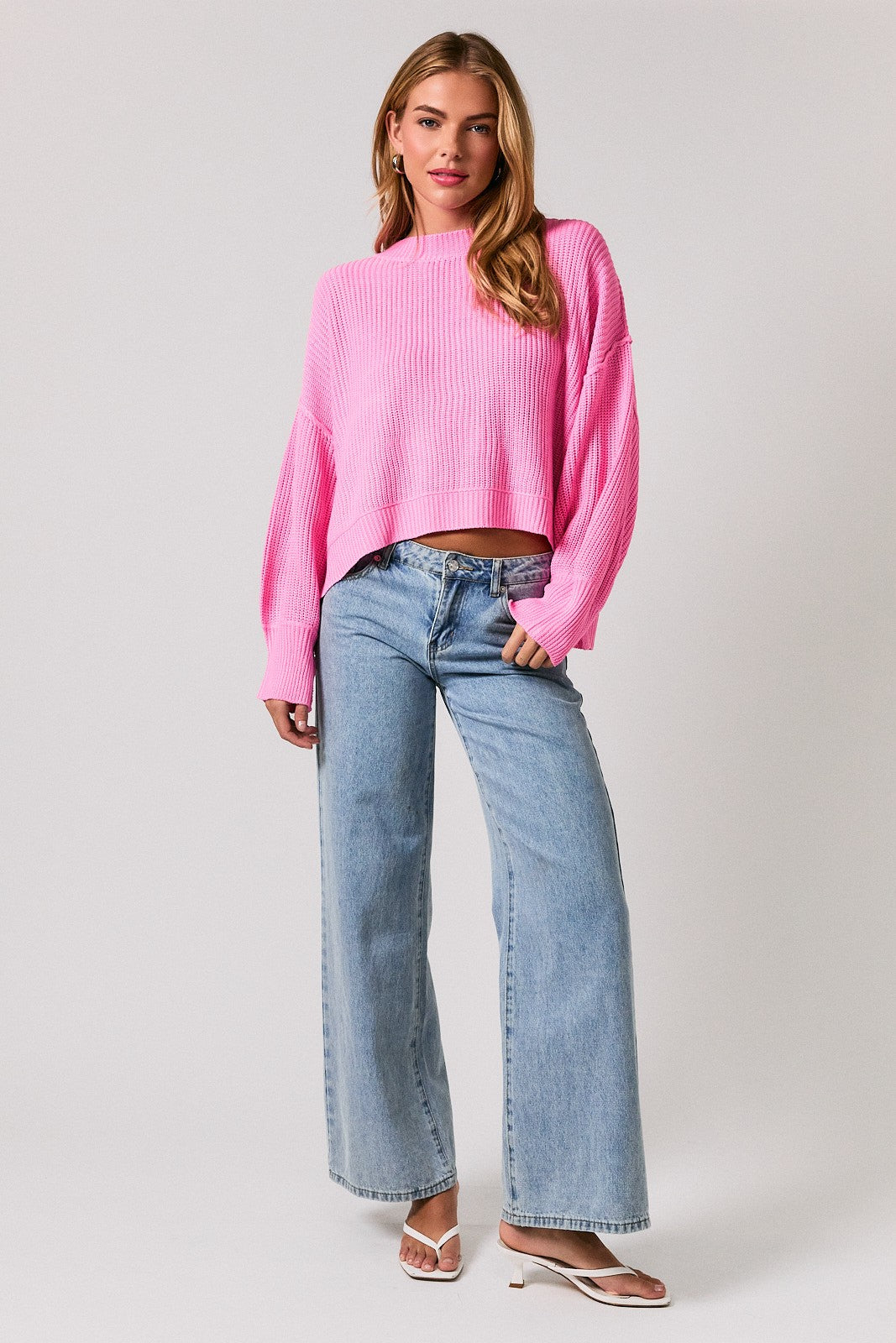 Laura Pullover Sweater Pink