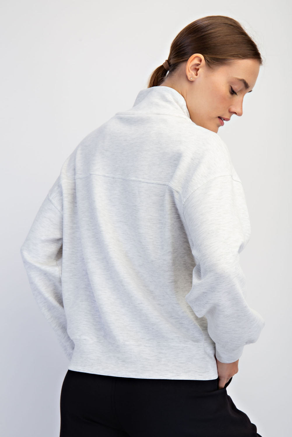 Grey Modal Cardigan