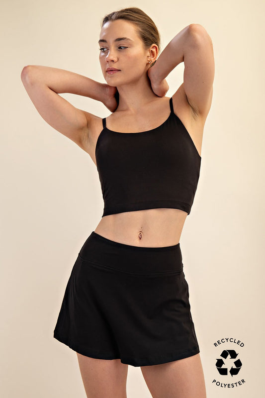 Butter Skort Black
