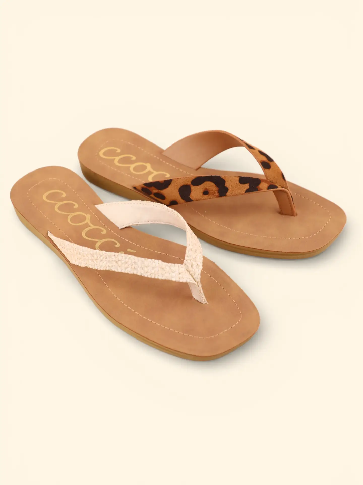 Sia Minimal Strap Design Flip Flop Thong Sandals