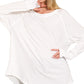 Cotton Thumbhole Top White