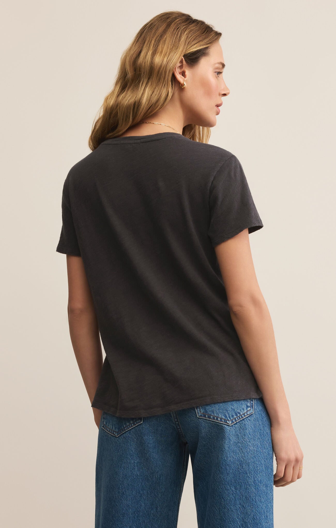 Z SUPPLY FOUNDATION SLUB TEE Black Sand