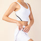 Butter Piping Skort White
