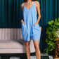 Brittany Jersey Romper Blue