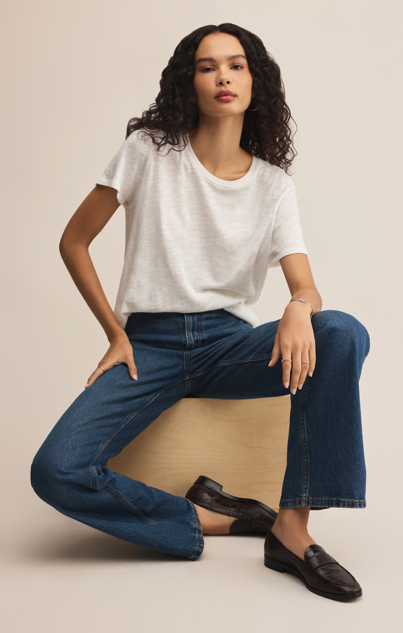 Z SUPPLY FOUNDATION SLUB TEE White