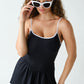 Reluxe Romper Black