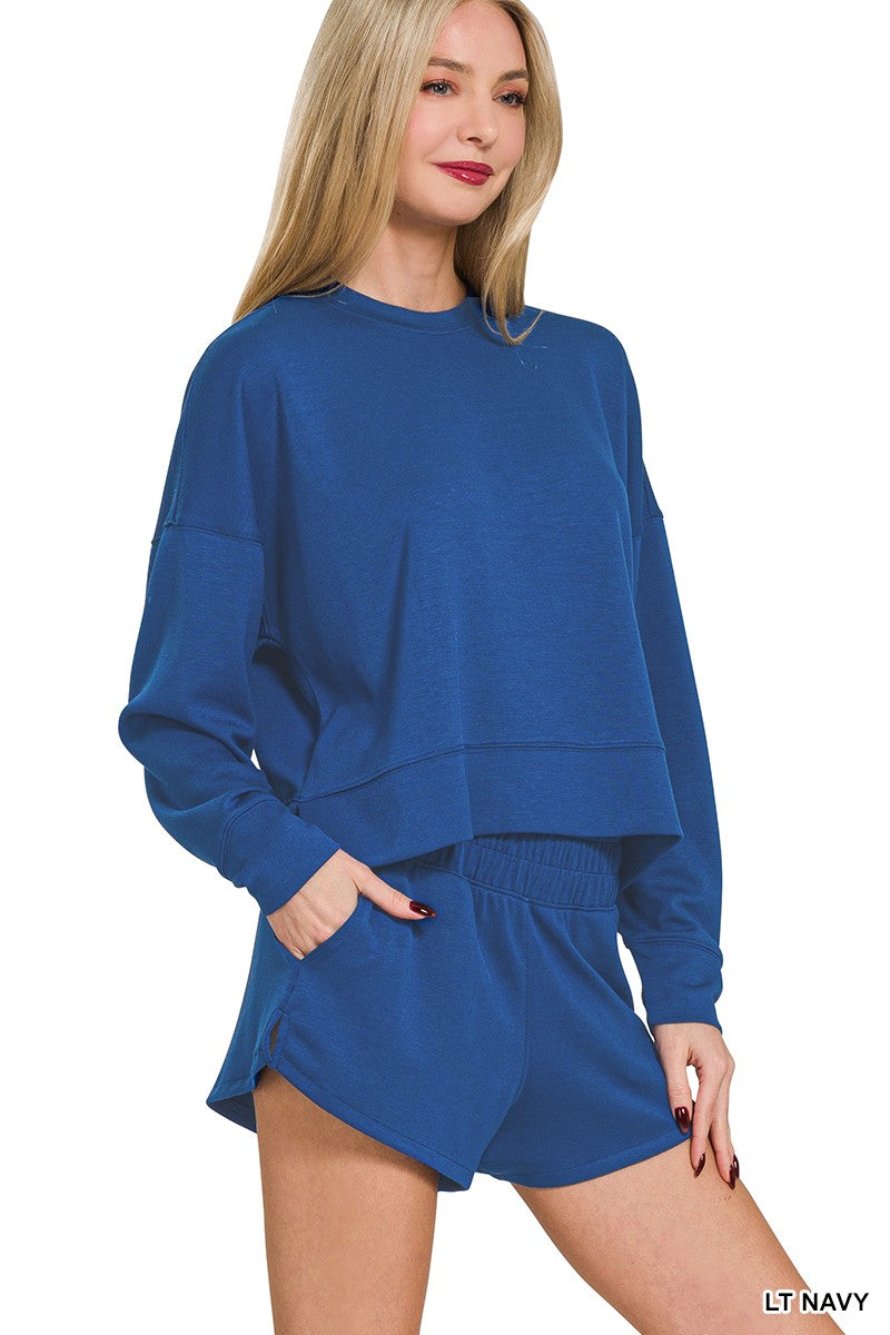 Zoey lt navy set