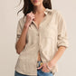 ALFIE BUTTON UP SHIRT FLAX