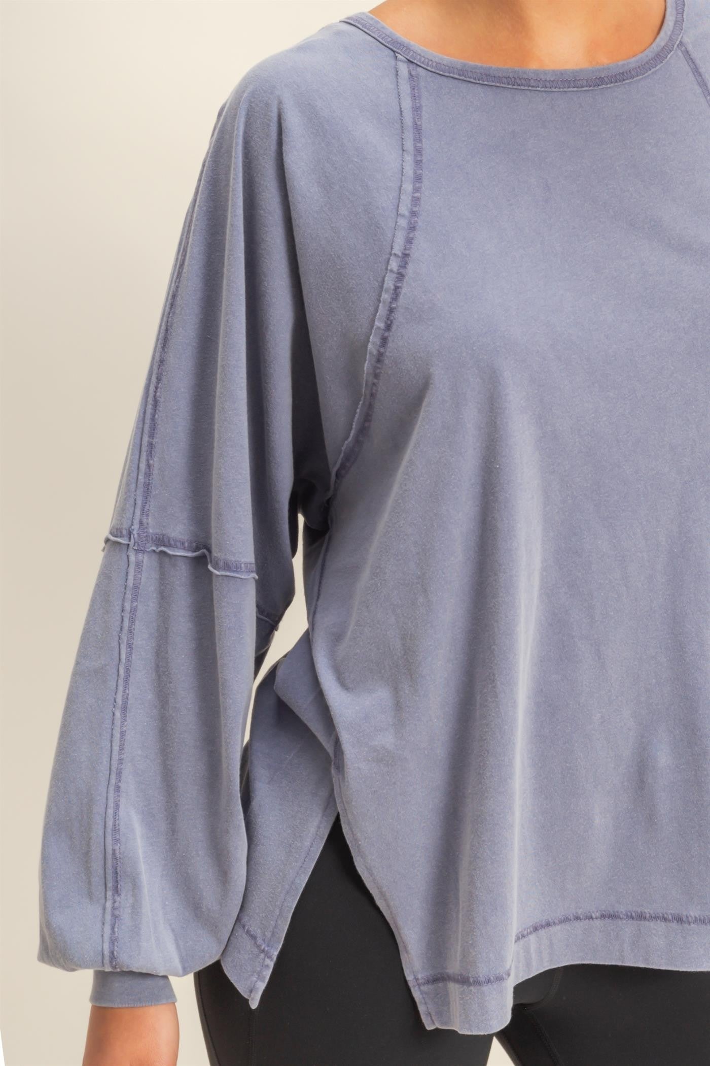 Hailey Long Sleeve Indigo